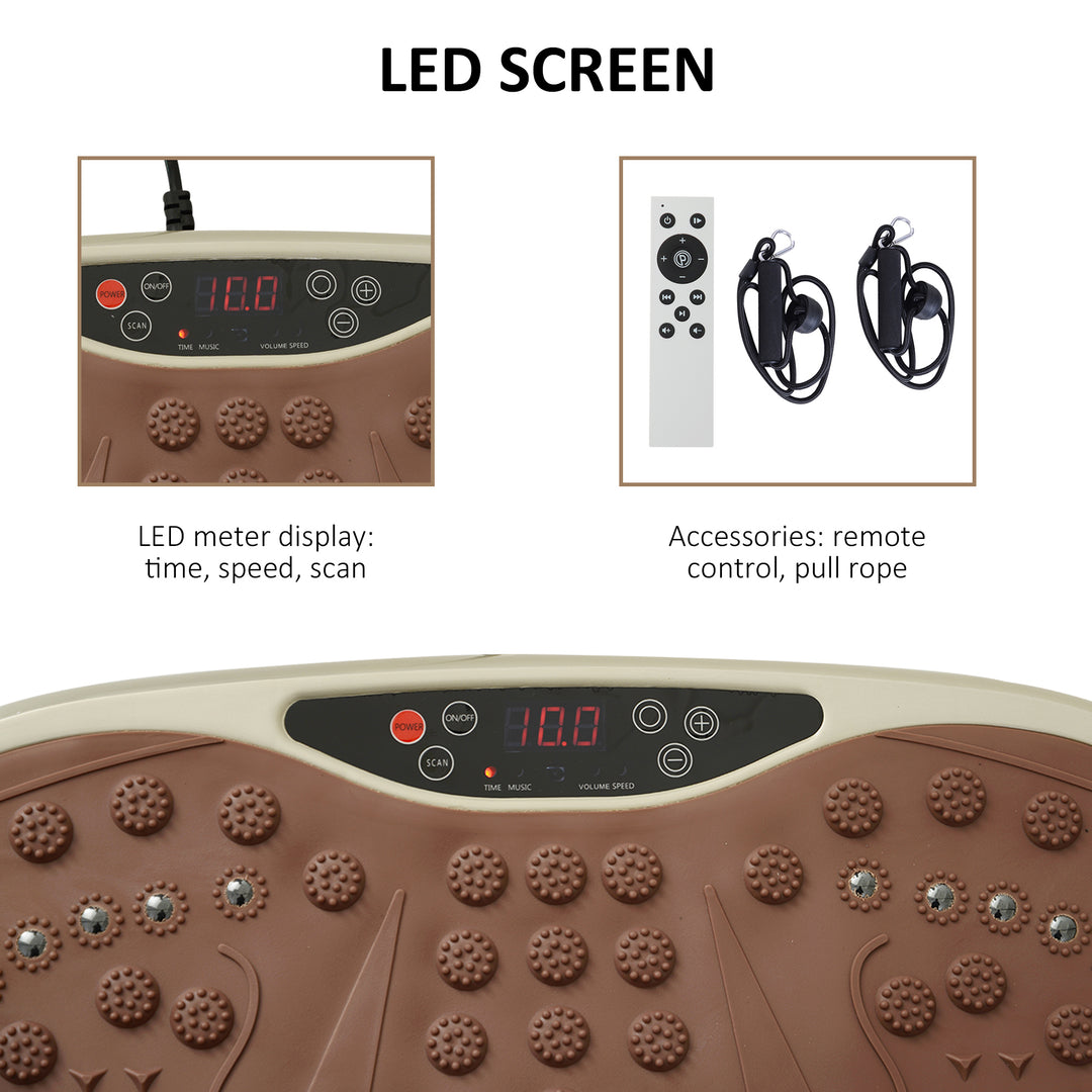 Vibration Plate Exercise Machine, Quiet Vibrating Plate for Weight Los