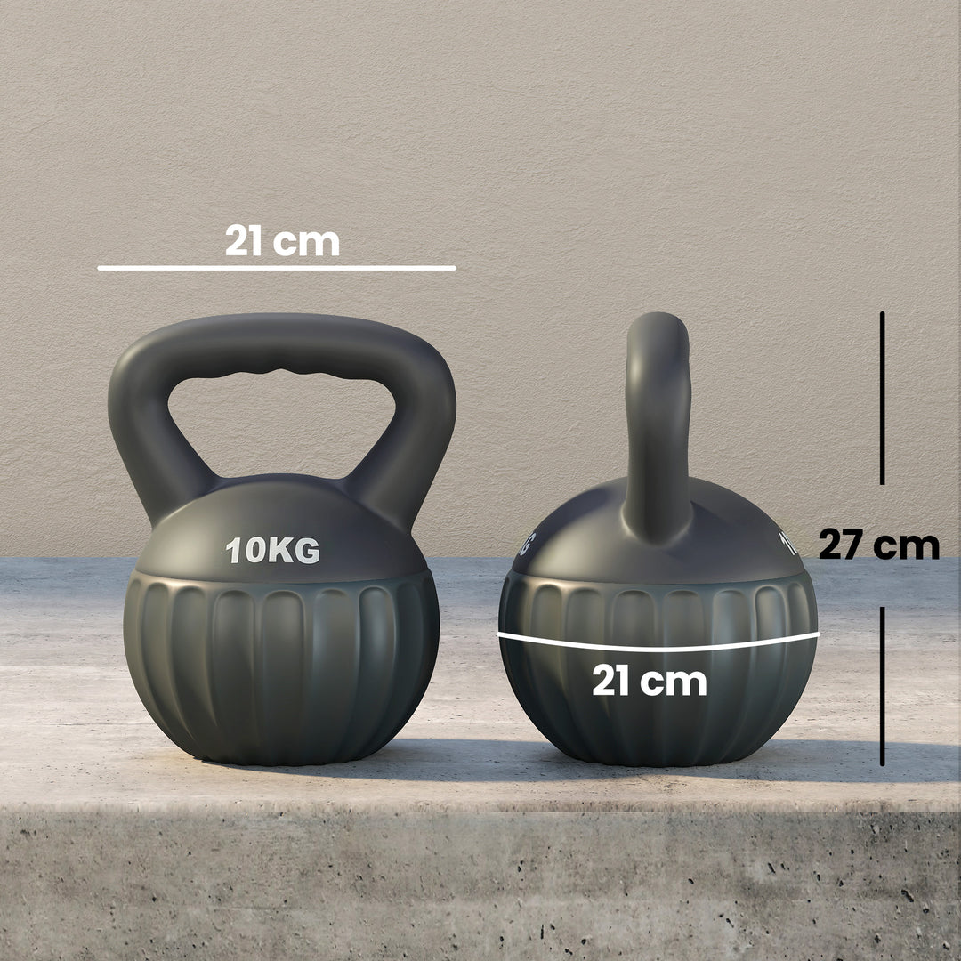 Kettlebell for Strength Training Kettle Bell with Non-Slip Handle 10 k