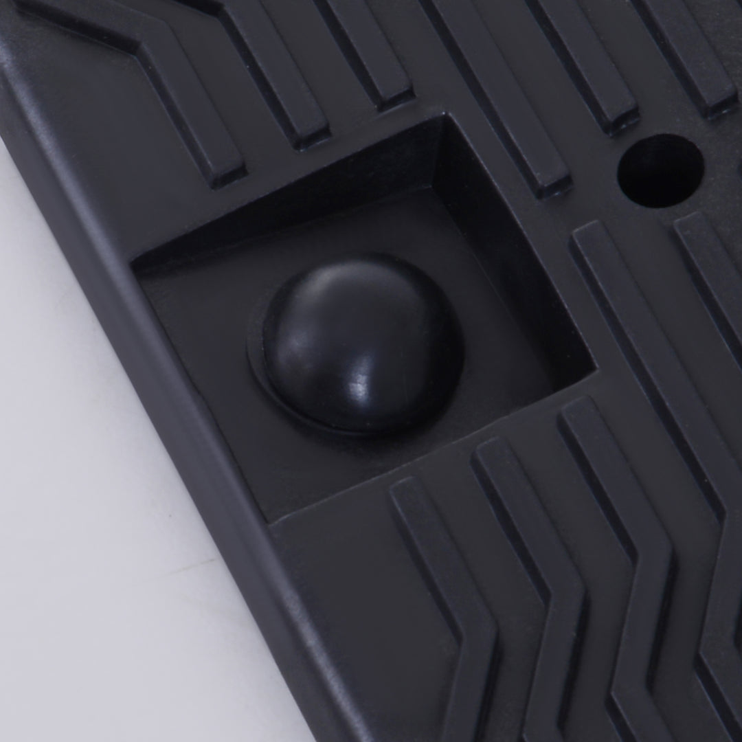 MCL 2 Pieces Car Ramps Heavy Duty 2.5 Ton Motorhome Levelling Ramps, Plastic Garage Workshop Car Lift, Portable Automotive Vehicle Campervan Car Ramp, Black