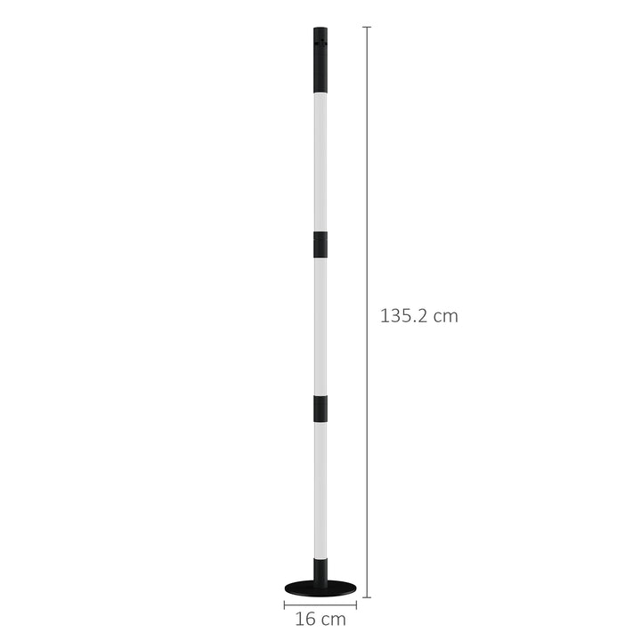 LED Floor Lamp with Reading Light, 360° RGB Detachable Corner Floor Lamp with App & Remote Control, Standing Lamp with Music Sync & Timing, for Living Room, Game Room, Dark Grey