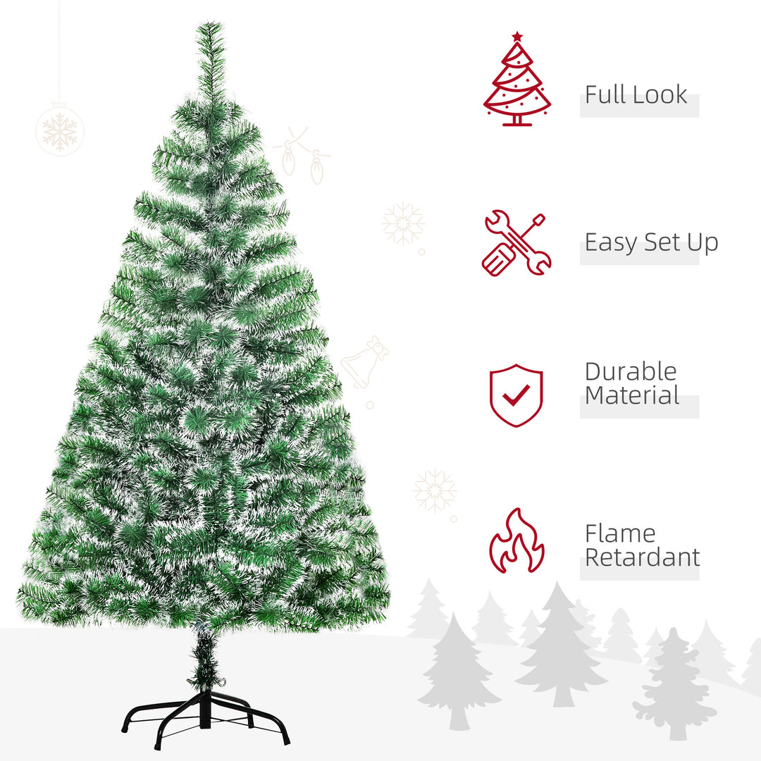 HOMCOM Artificial Christmas Tree, 1.5M-Green | Aosom UK