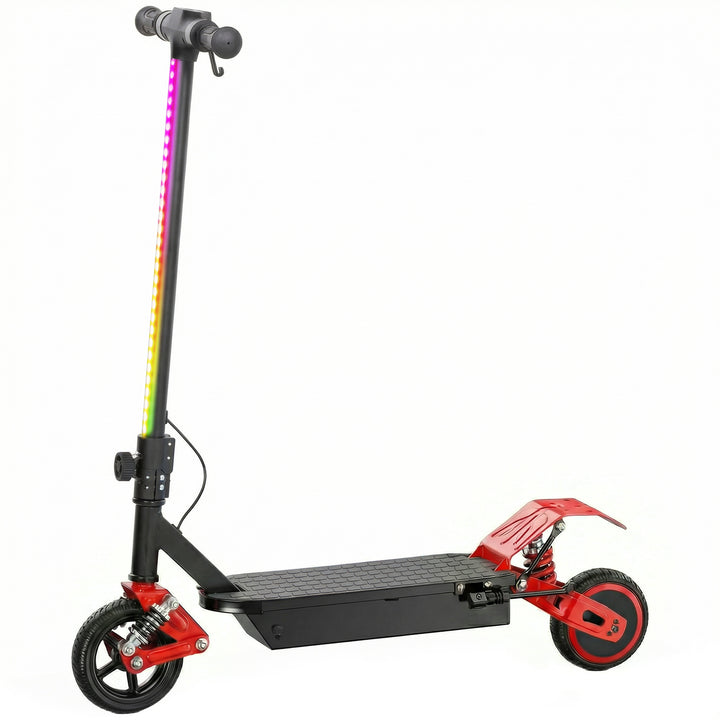 Foldable Kids Electric Scooter with LCD Display, Dual Shock Absorption