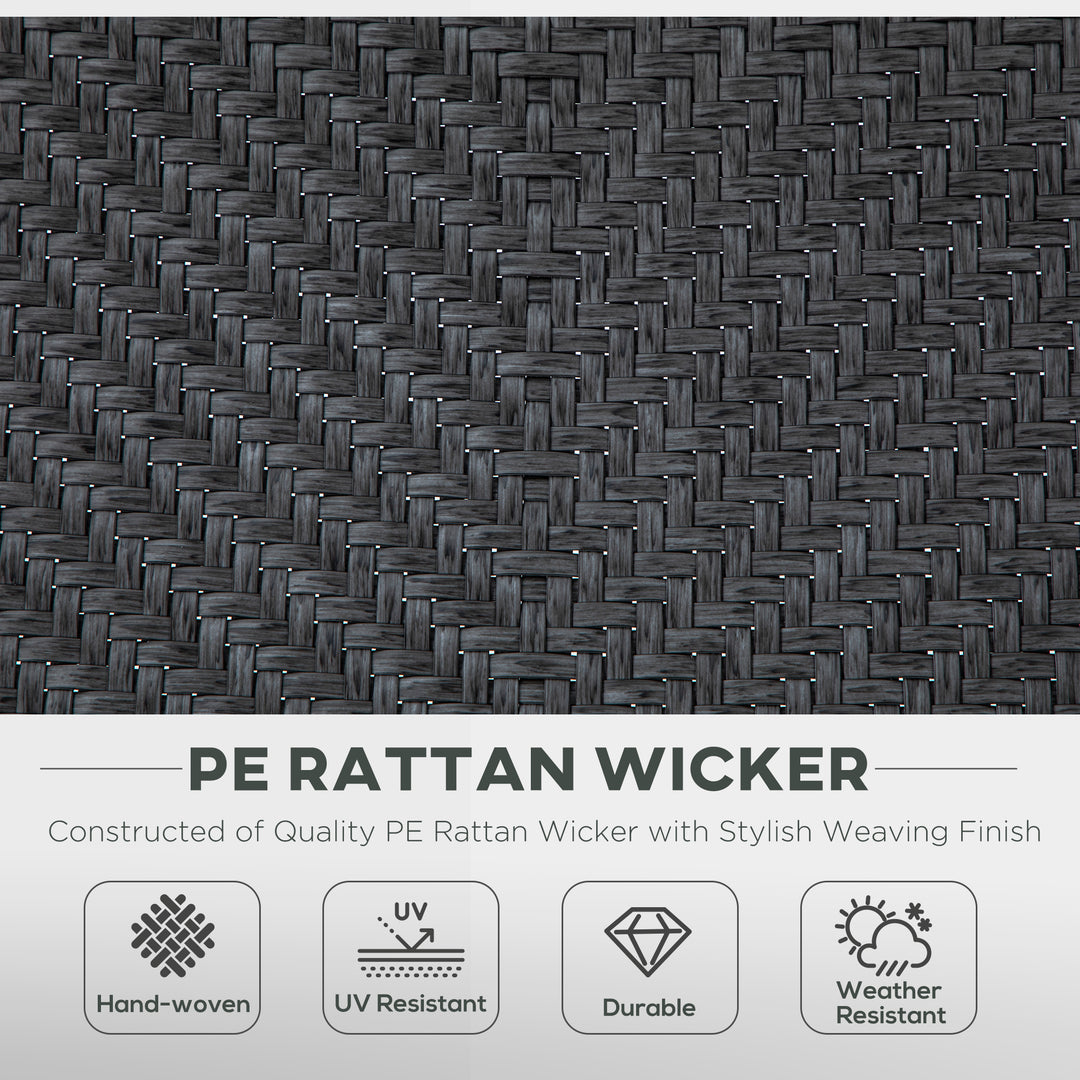 MCL Set of Two Folding Garden Chairs, with Seven-Position Adjustable Backs - Grey