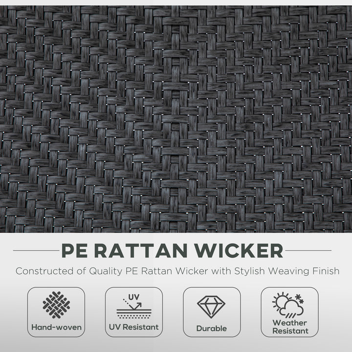 MCL Set of Two Folding Garden Chairs, with Seven-Position Adjustable Backs - Grey