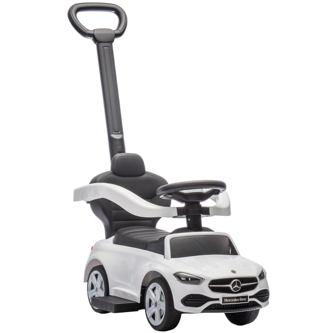 2 in 1 Baby Ride on Push Car Mercedes-Benz C-Class Licensed Walker Foo