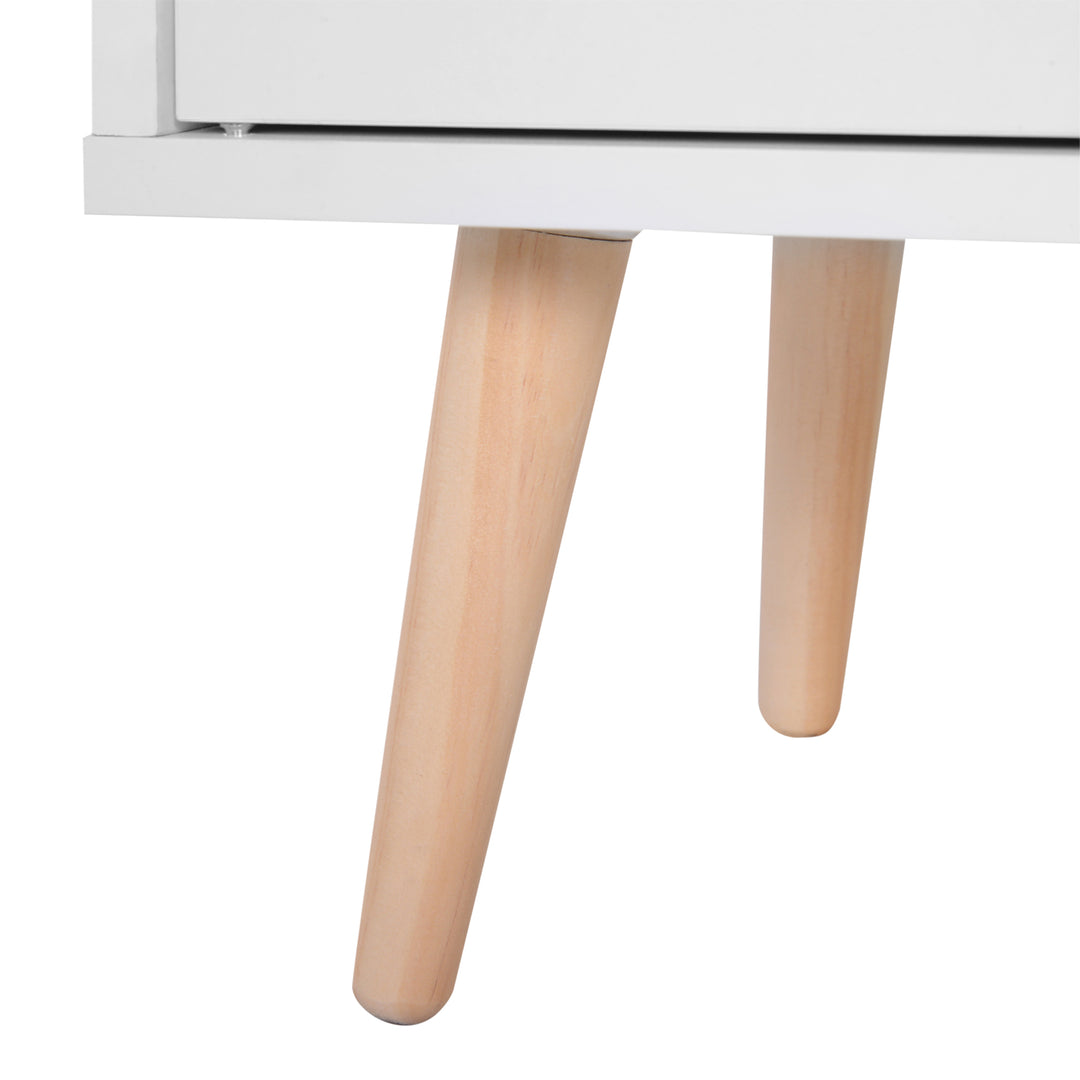 MCL Sideboard, Side Cabinet, Floor Cupboard with Storage Drawer for Hallway, Kitchen, Bedroom, Living Room, White