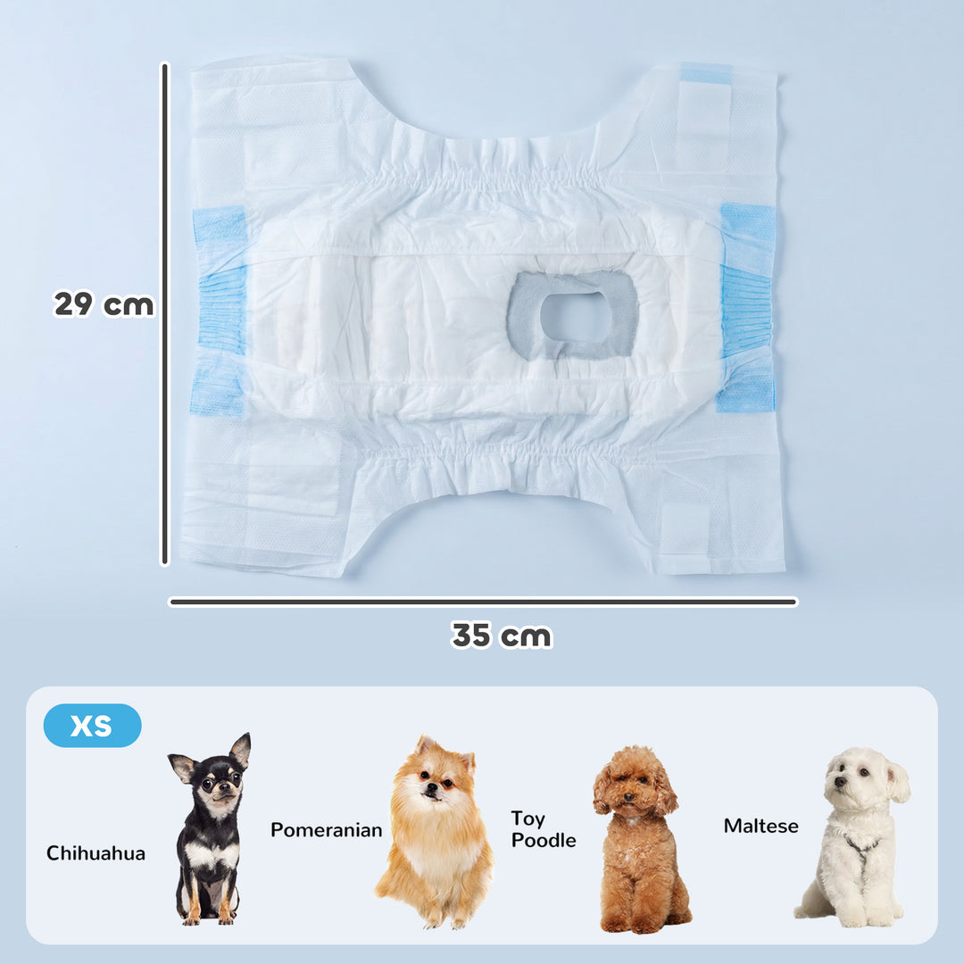 Disposable Dog Diapers Female Incontinence or Excitable Urination and 