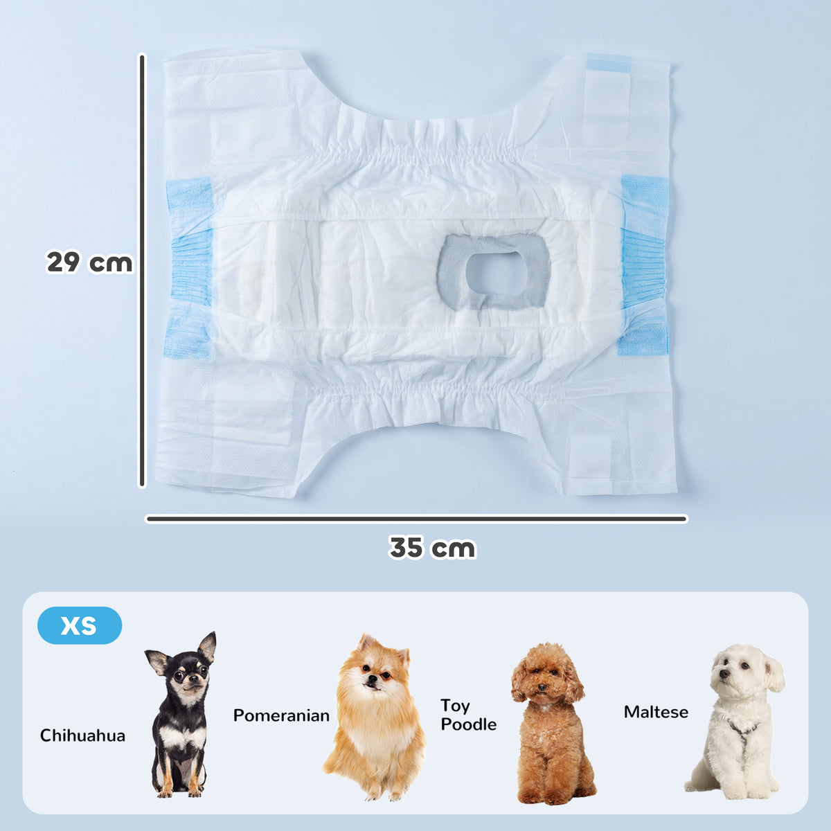 Disposable Dog Diapers Female Incontinence or Excitable Urination and 