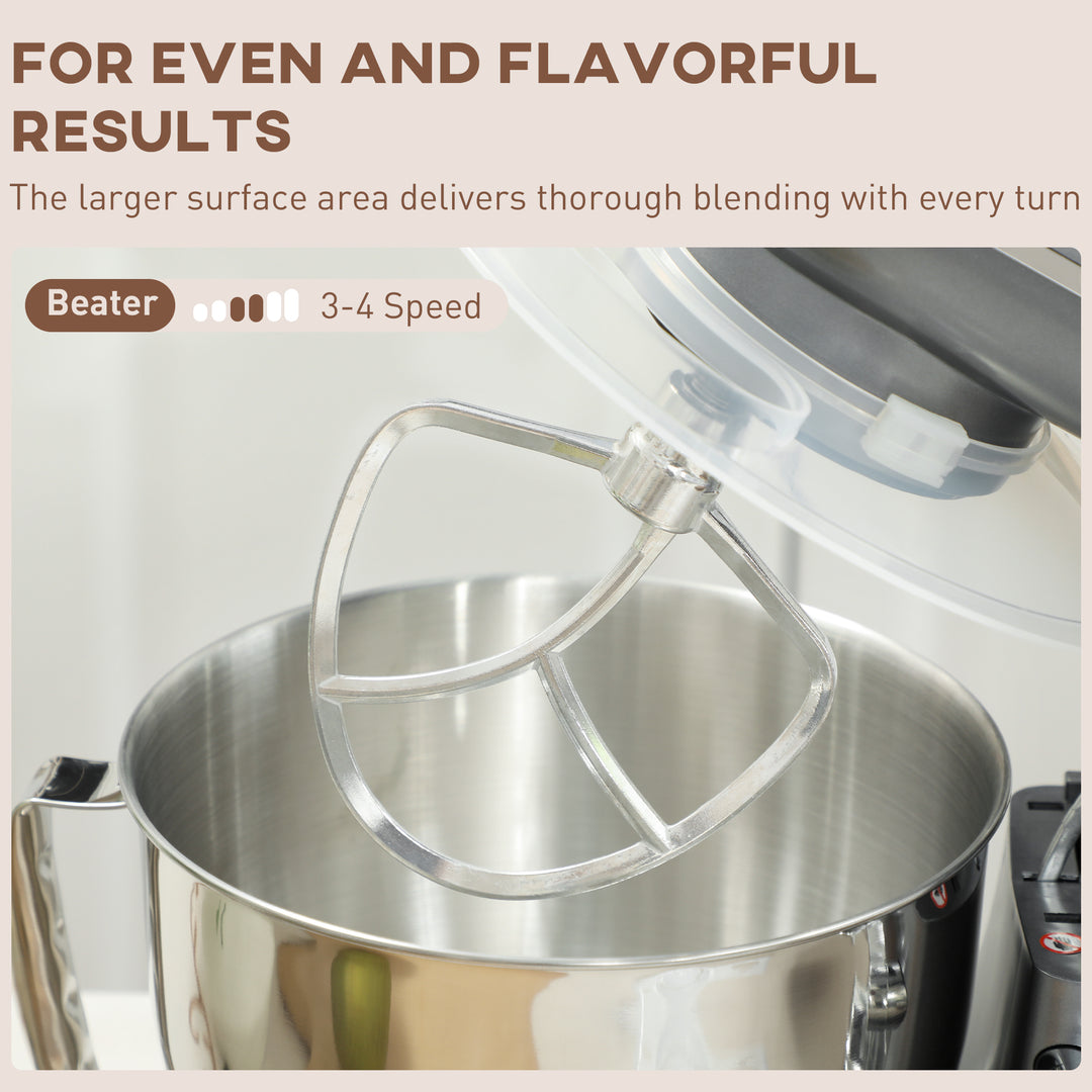 1300W Kitchen Stand Mixer, with Accessories - Silver