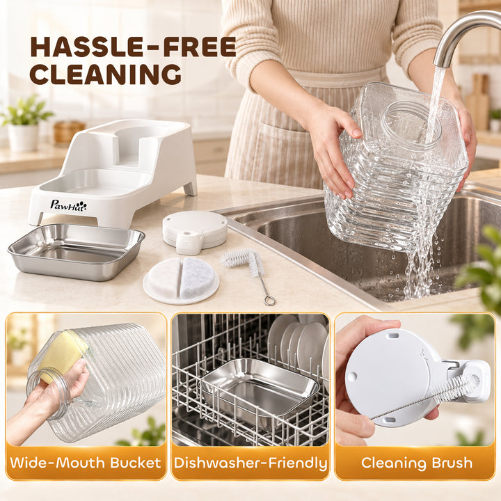 Automatic Pet Water Dispenser, 8L Gravity Dog Water Dispenser with - view 6