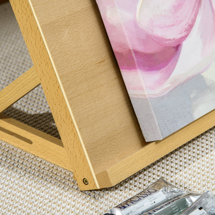 Desktop Table A2 Easel Craft Workstation, Adjustable Beechwood Table Top Easel, Portable Folding Artist Drawing & Sketching Board for Adults, Beginners, Artists Painting