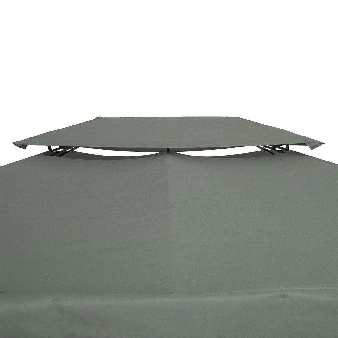 MCL Gazebo Roof Replacement, for 3 x 4m Frames - Grey