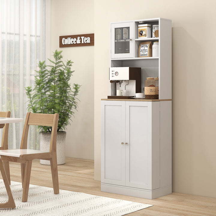 Two-Part Kitchen Storage Cabinet