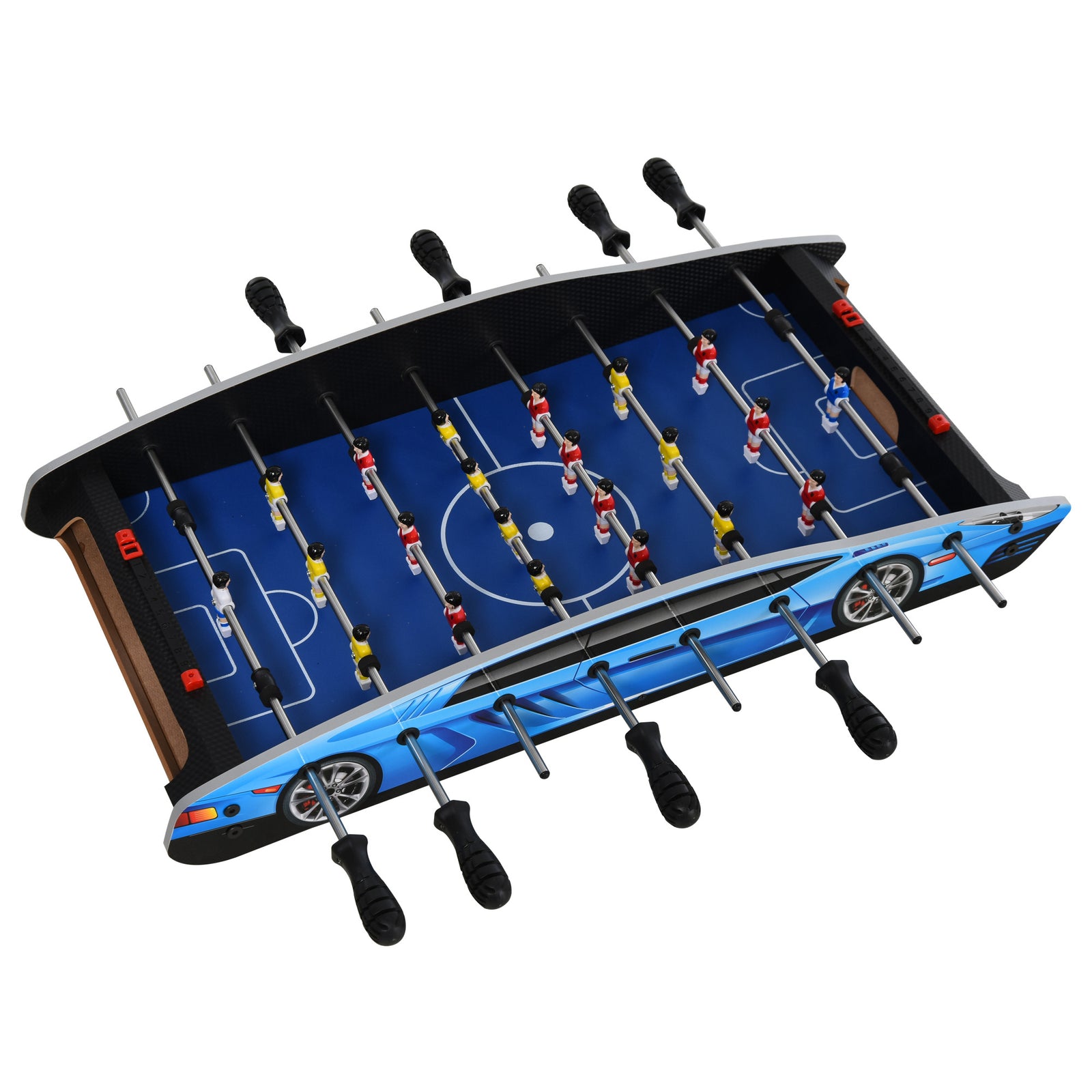 29 Inch Mini Tabletop Football Foosball Gaming Table Play Fun Game Toy 74.5L x 36.1W x 12H CM