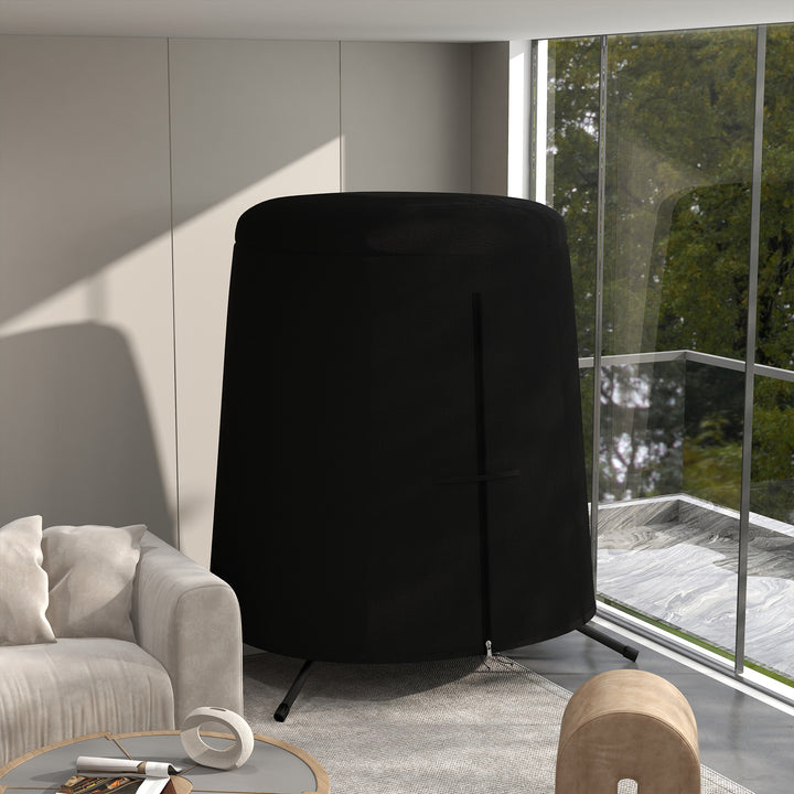 196 x 230 cm Hanging Egg Chair Protective Cover - Black