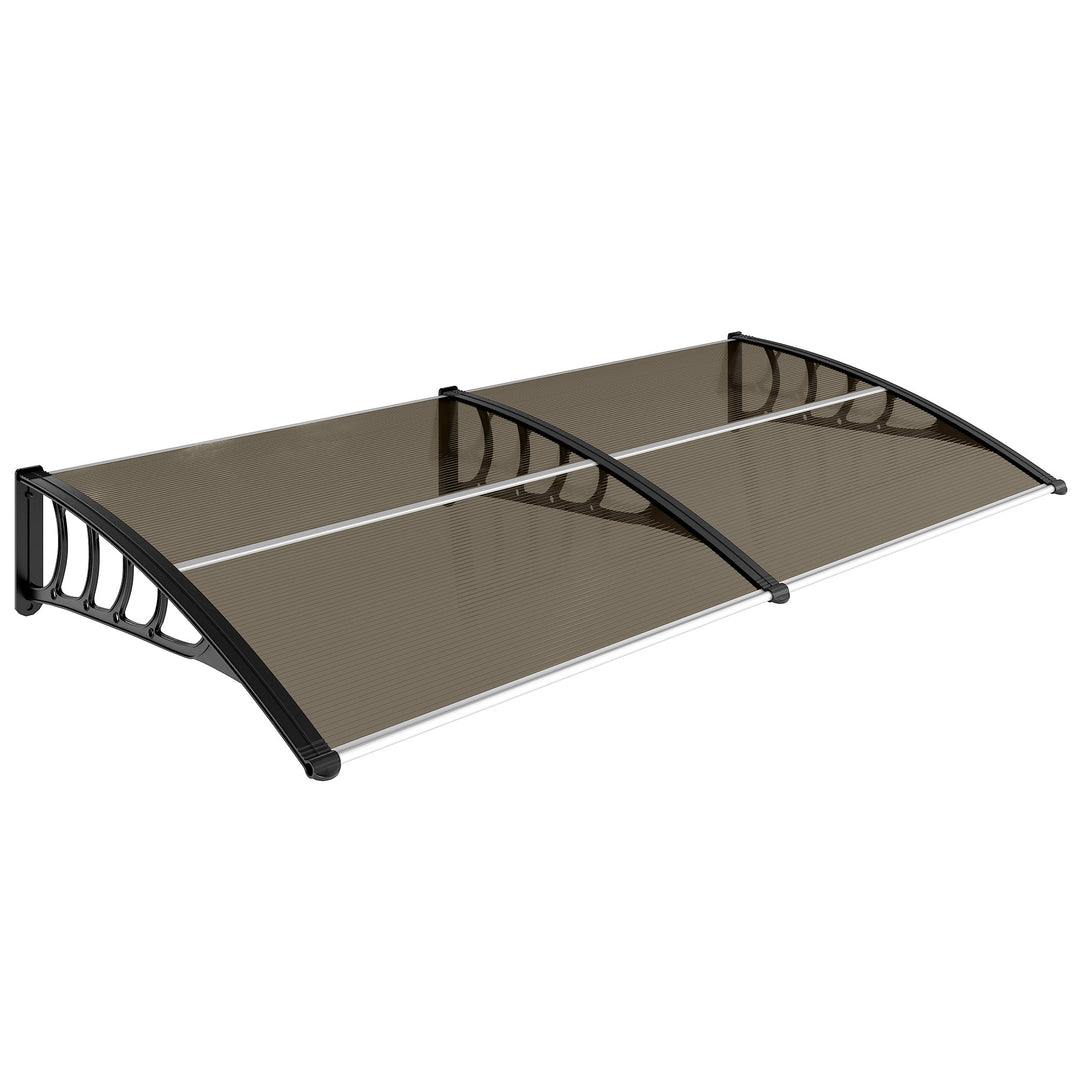 Front Door Canopy, Outdoor Awning, Rain Shelter, 200 x 96cm