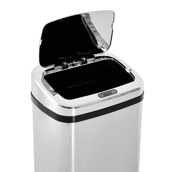 MCL 50L Infrared Touchless Automatic Motion Sensor Dustbin Stainless Steel Trash Can Home Office