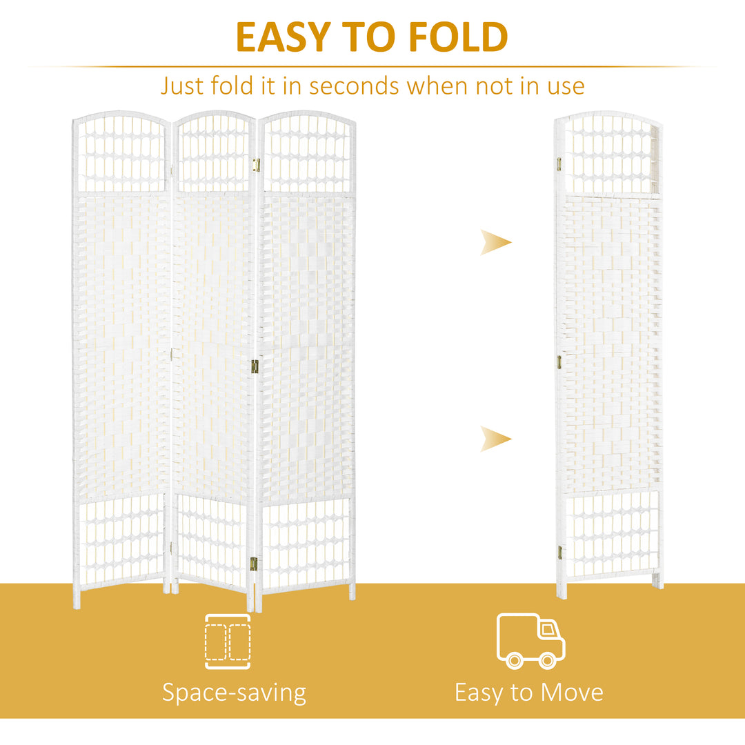 3 Panel Folding Room Divider, Privacy Screen, Paravent Partition Separ