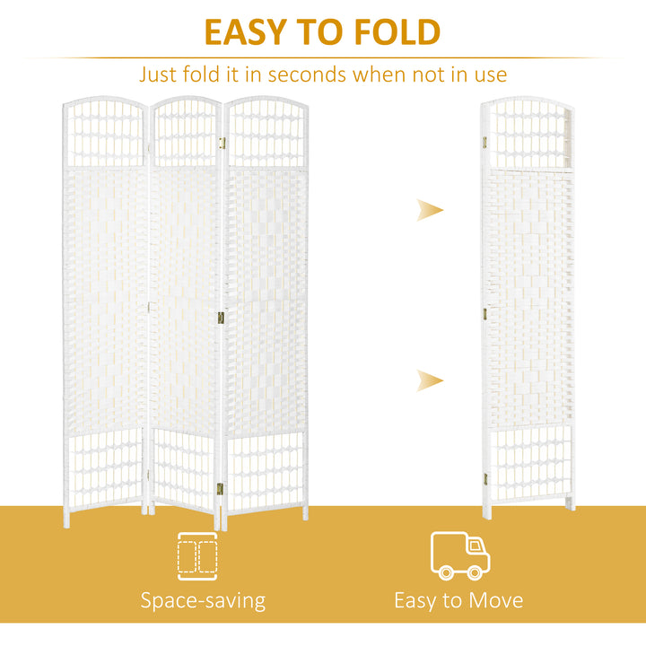 3 Panel Folding Room Divider, Privacy Screen, Paravent Partition Separ