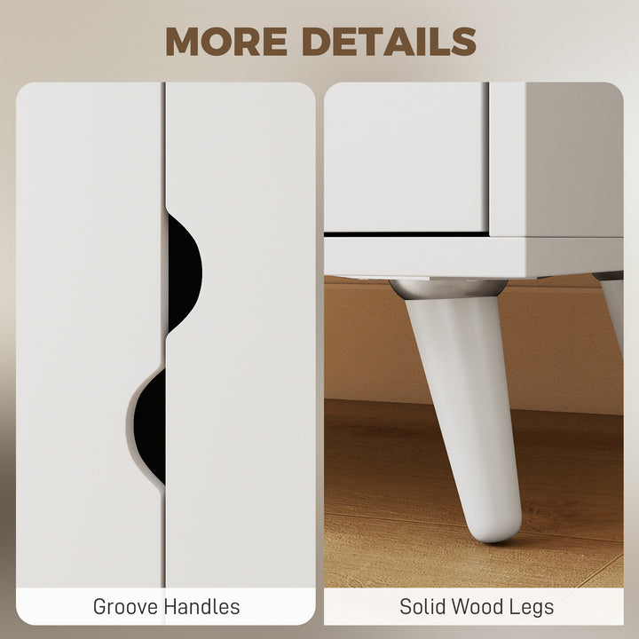 Elegant Home Storage Organisation Furniture, 2-Door Clothes Wardrobe w