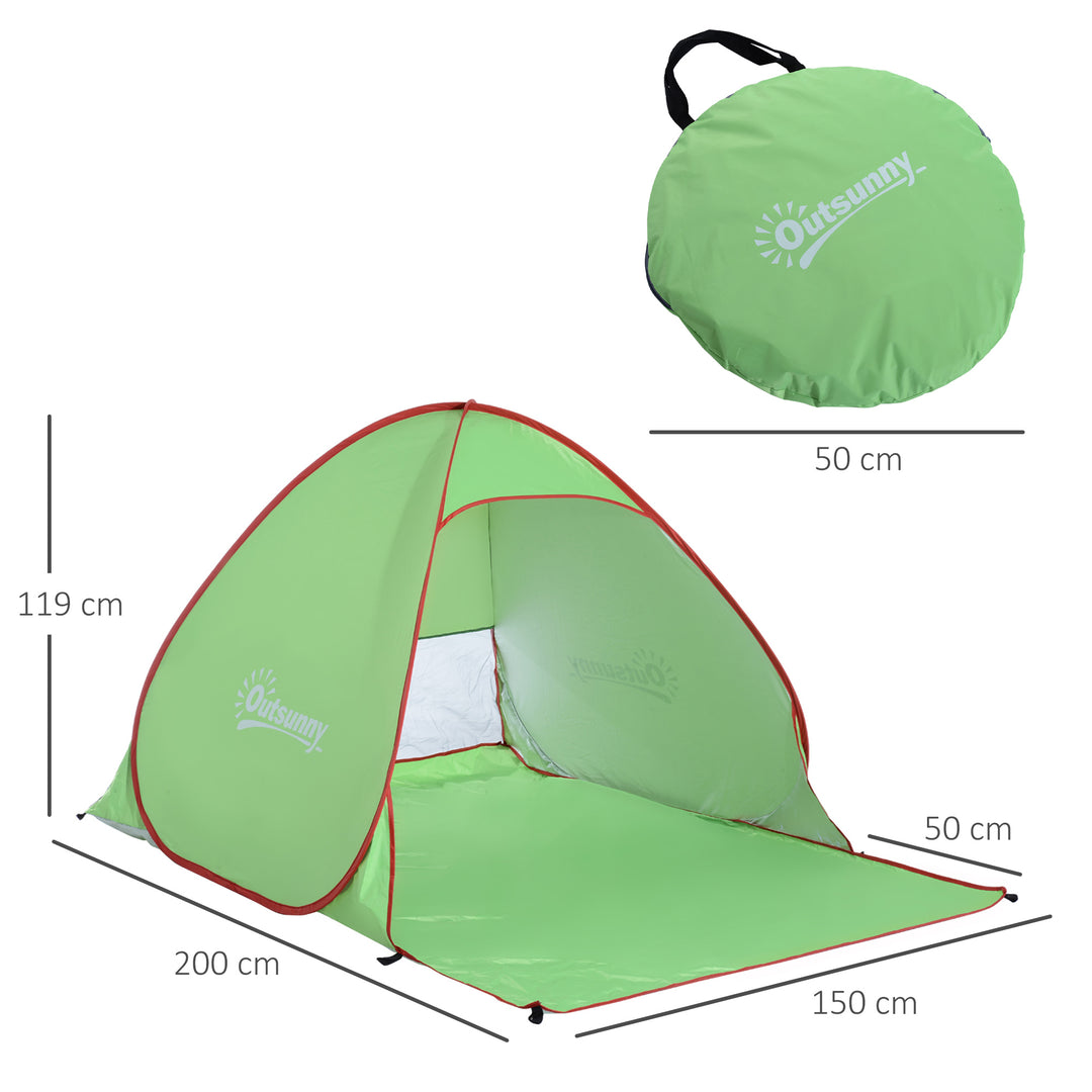 MCL Pop Up Tent Beach Fishing Camping UV Protection Patio Sun Shade Shelter