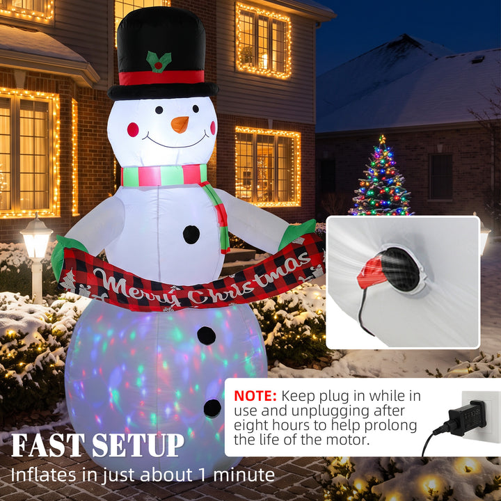 Inflatable Christmas Decoration, Outsunny 6.7FT Christmas Inflatable - view 5