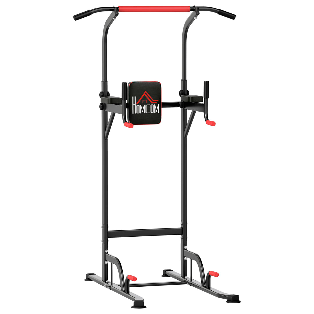 MCL Power Tower Station with Dip Stand, Pull Up Bar Home Office Gym Training Workout Equipment