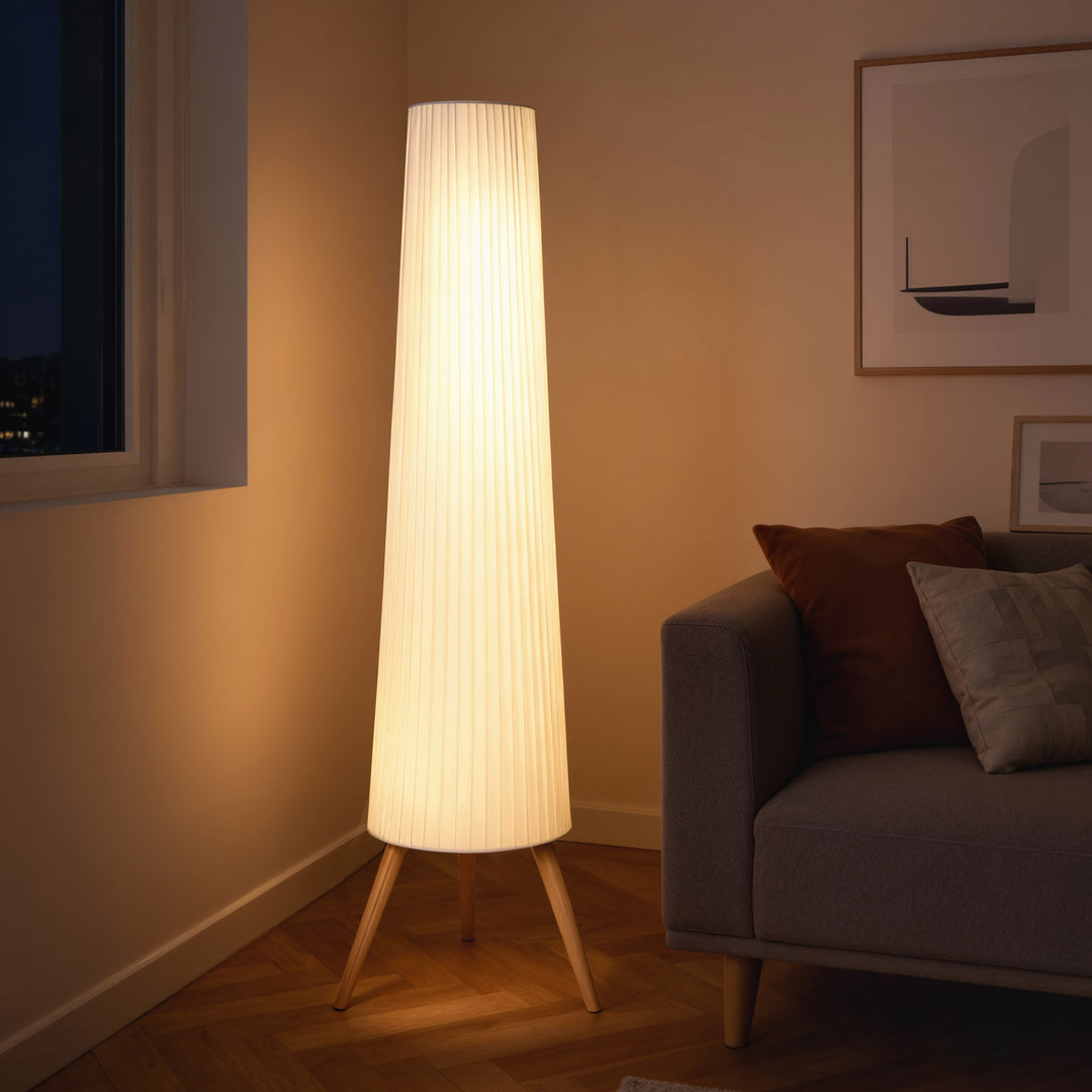 Three-Level Tripod Floor Lamp