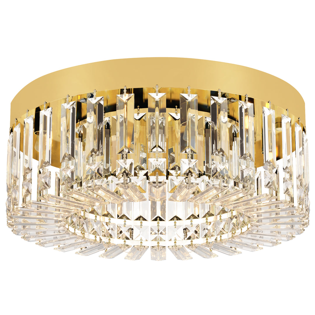 Crystal Chandeliers with 225 Crystal Pendants, 8-Light Ceiling Light f