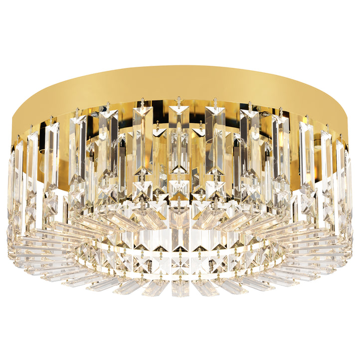 Crystal Chandeliers with 225 Crystal Pendants, 8-Light Ceiling Light f
