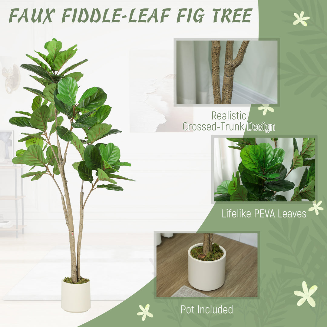 150cm Artificial Ficus Tree - Green