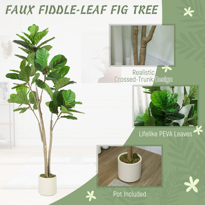 150cm Artificial Ficus Tree - Green