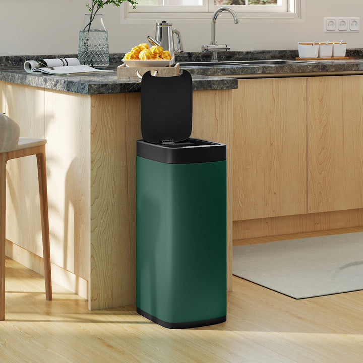 MCL 50L Sensor Bin, Automatic Kitchen Bin, Manual Override, Battery Operated, Inner-Bucket-Free, for Kitchen, Bedroom