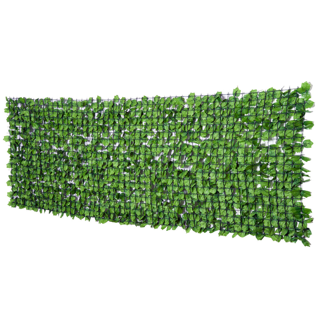 3 x 1m Artificial Leaf Wall - Green