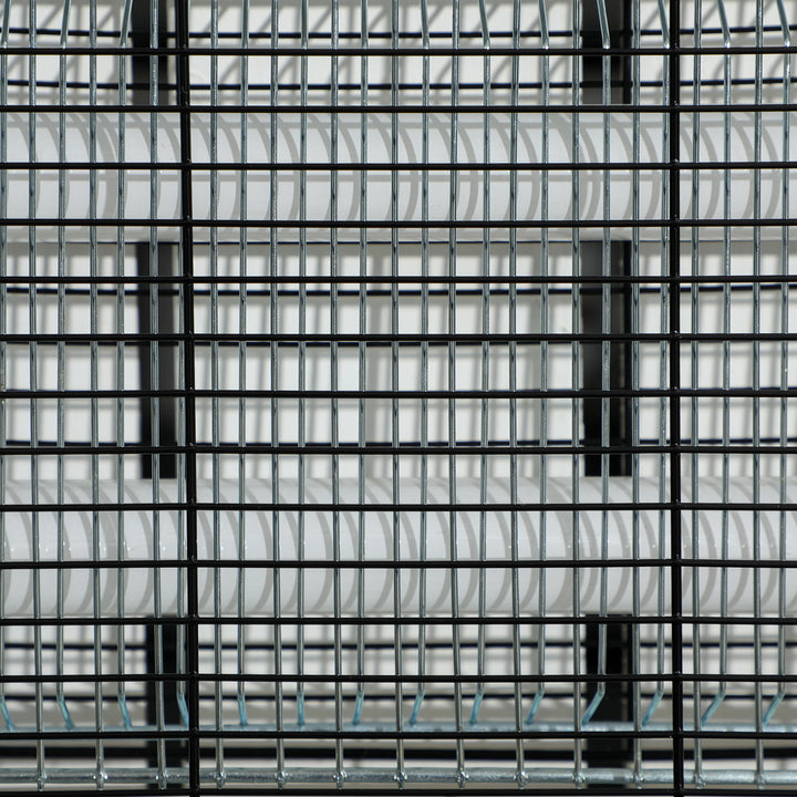 30W Electric Fly Zapper, Bug Zapper with UK Plug, 2 UV Bulbs, Hanging Chain, On/Off Switch and Removable Catch Tray, 60㎡ Coverage Insect Mosquito Killer for Indoor and Outdoor Use, Silver