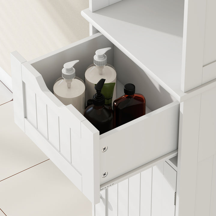 Slim Bathroom Storage Cabinet, with Sensor Lights