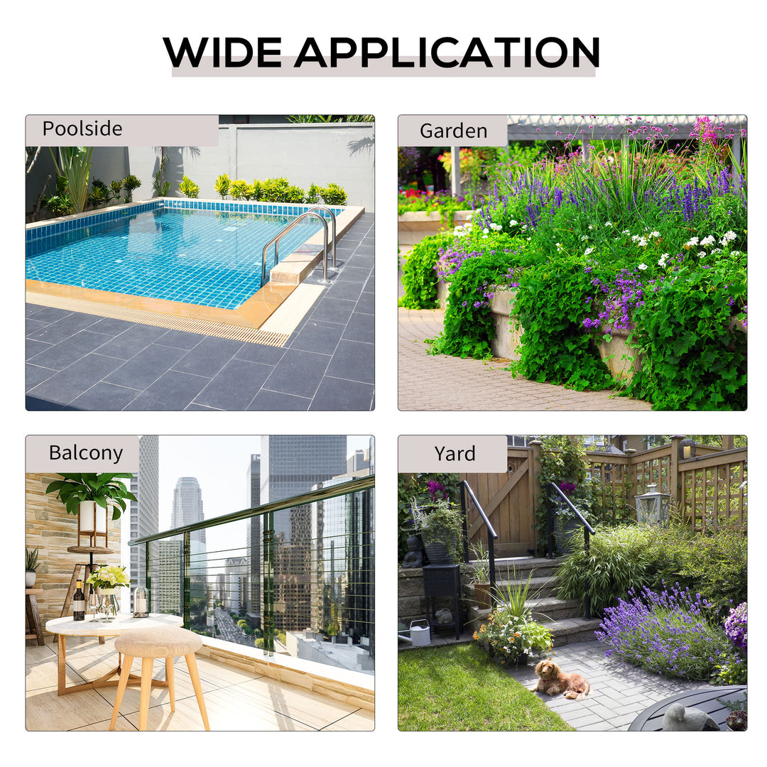 MCL Folding Rattan Garden Coffee Table, Small Square Outdoor Bistro Side Table with Rattan Top for Patio, Balcony, Porch, 40 x 40 x 40 cm, Brown