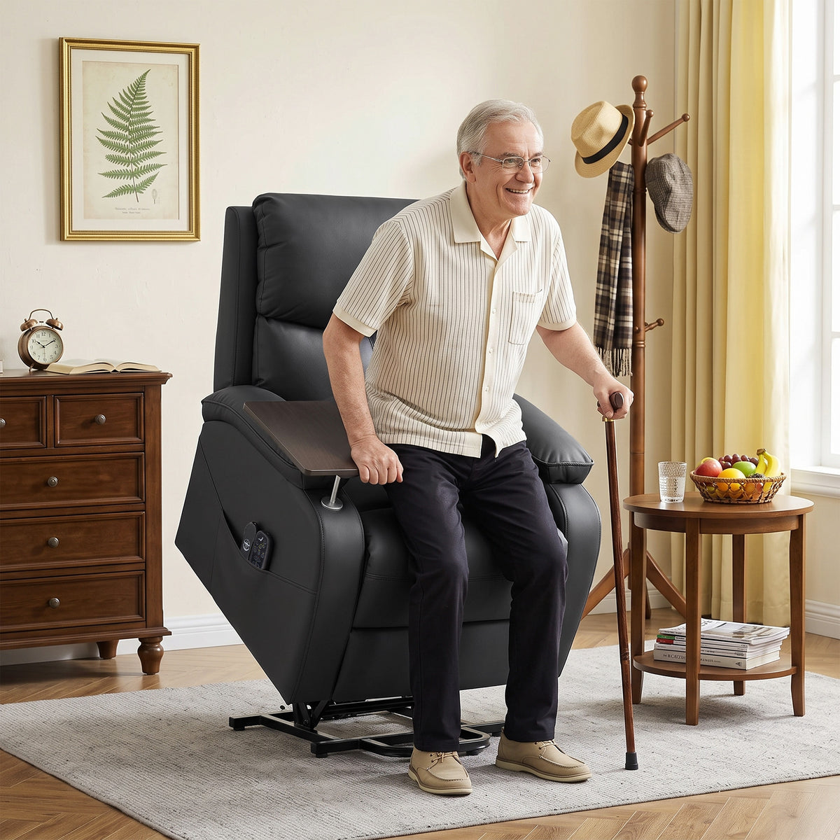 Riser Recliner Chair with Massage and Heat, Electric Lift Recliner - view 2