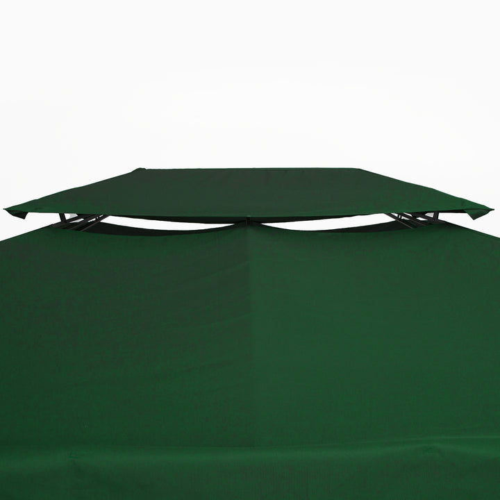 Gazebo Roof Replacement, for 3 x 4m Frames - Green