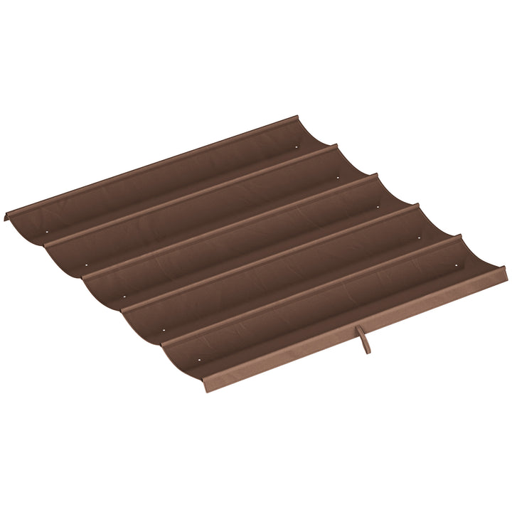 Retractable Pergola Cover, 2.55 x 2.5 m Replacement Canopy Fabric for 