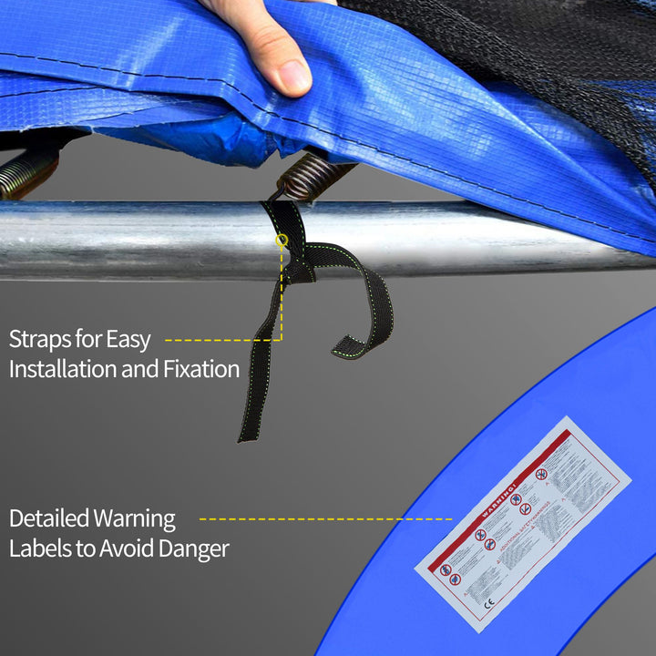 Φ244cm Trampoline Pad Pads Replacement Trampoline Accessories Safety Surround Pads Padding - 8ft Blue
