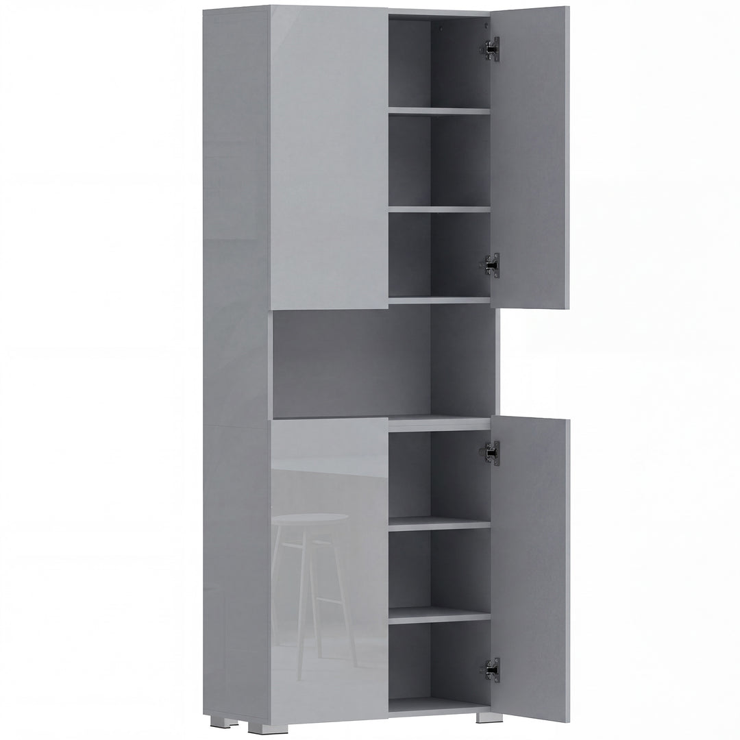 180 cm Tall Kitchen Cupboard, Pantry Storage Cabinet with Soft Close D