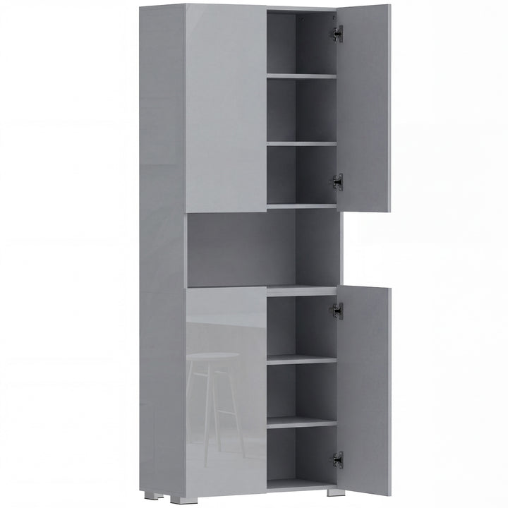 180 cm Tall Kitchen Cupboard, Pantry Storage Cabinet with Soft Close D