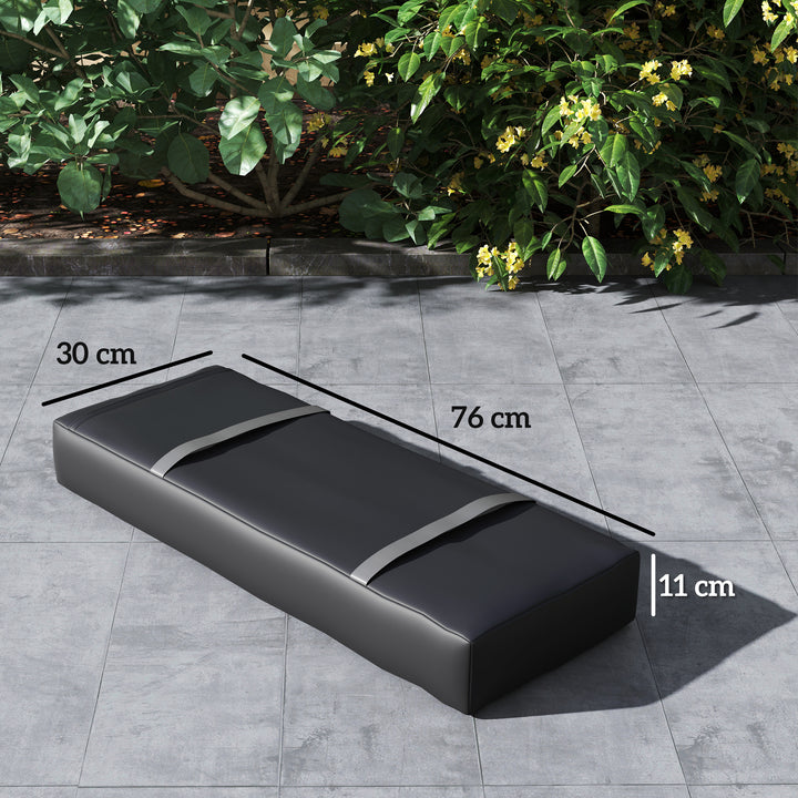 Parasol Weights Set of 2, Parasol Base Weights Bags, 25kg Fillable Sandbag Weights with Handles, Cantilever Umbrella Base Weights, Black