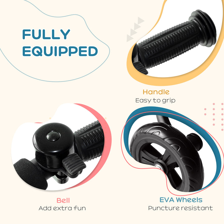 MCL Kids Trike Toddler Tricycle Children Ride on 3 Wheels Bike For 1.5 - 4 Years Pink