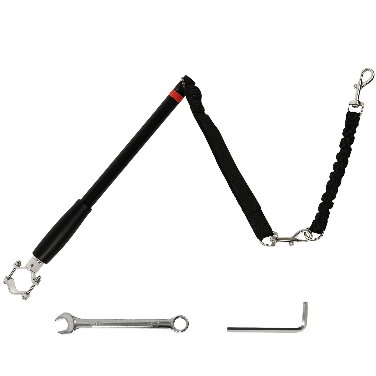 Dog Lead for Bicycle, Dog Leash for Cycling, Training, Jogging, Black