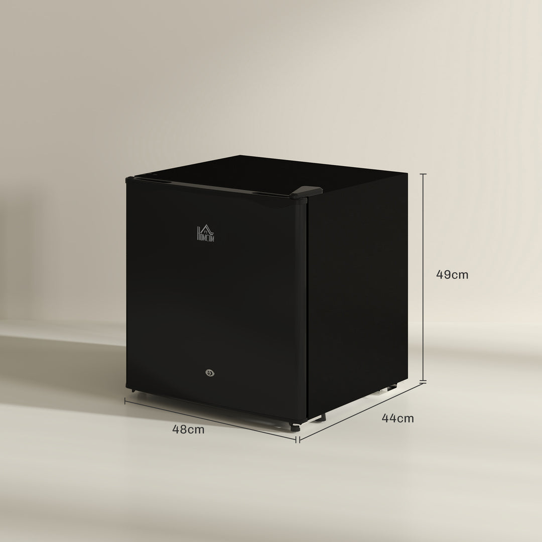 46 Litre Lockable Countertop Fridge - Black