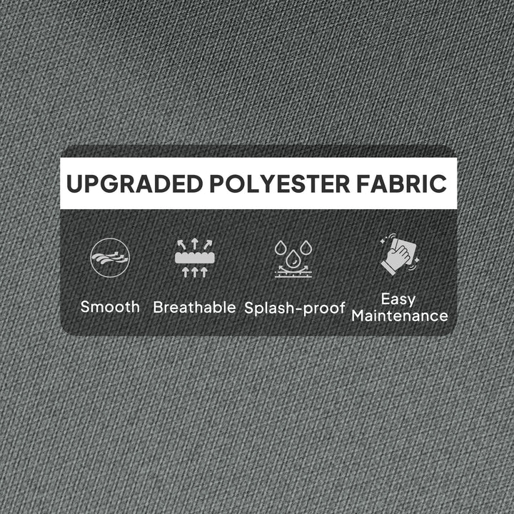 115 x 56cm Rocking Chair Padded Seat Cushion - Light Grey