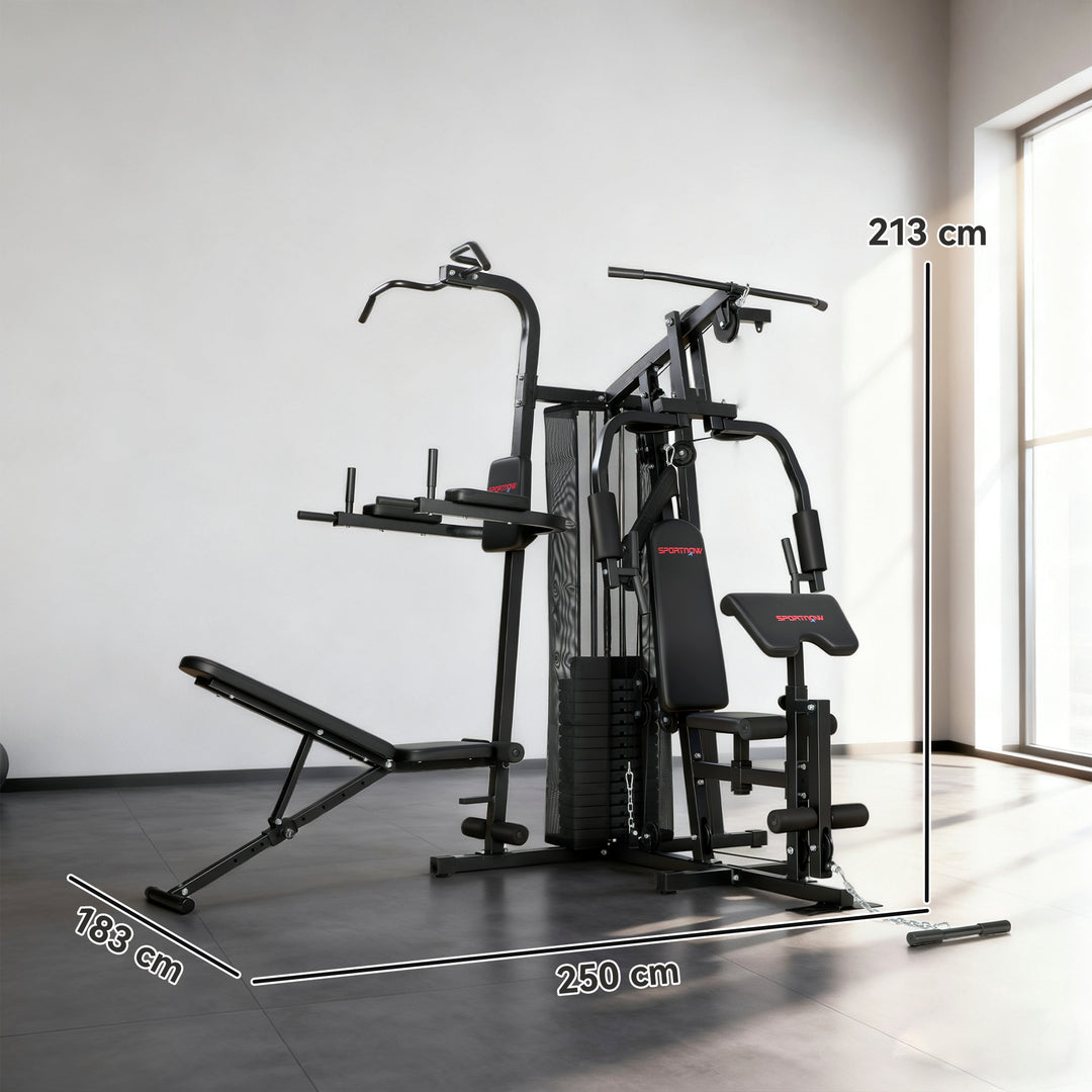 All-in-One Home Gym Machine, Multifunctional Power Cage with 69 kg Wei
