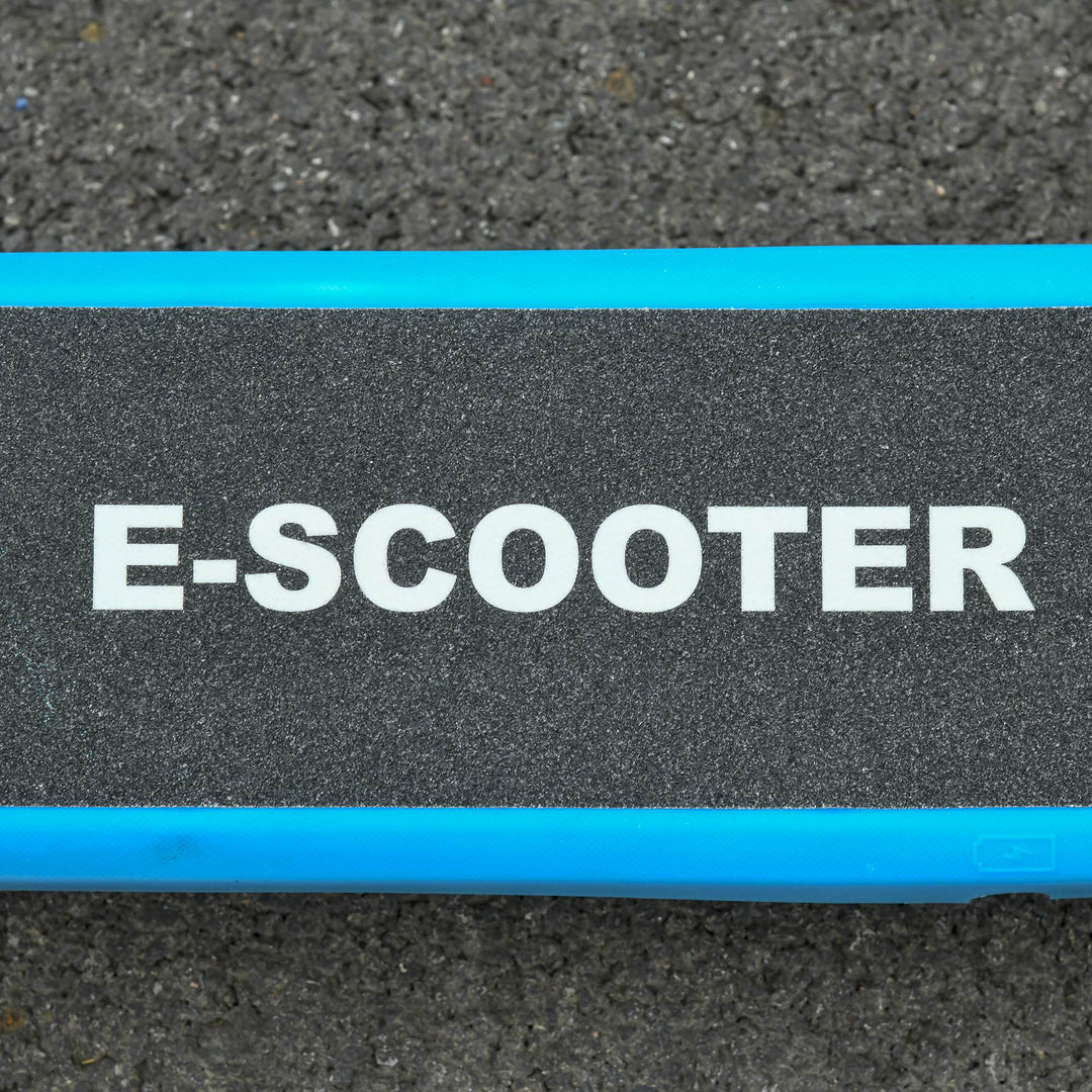 Electric Scooter, 120W Motor E-Scooter, Adjustable Height, Rear Brake for Ages 6+ Years - Blue